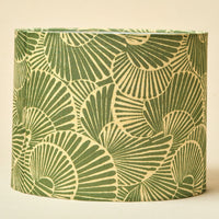 Lily Leaves Drum Lamp Shade — thumbnail