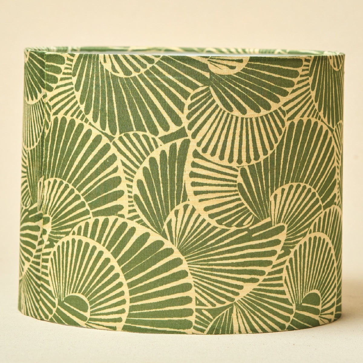 Lily Leaves Drum Lamp Shade