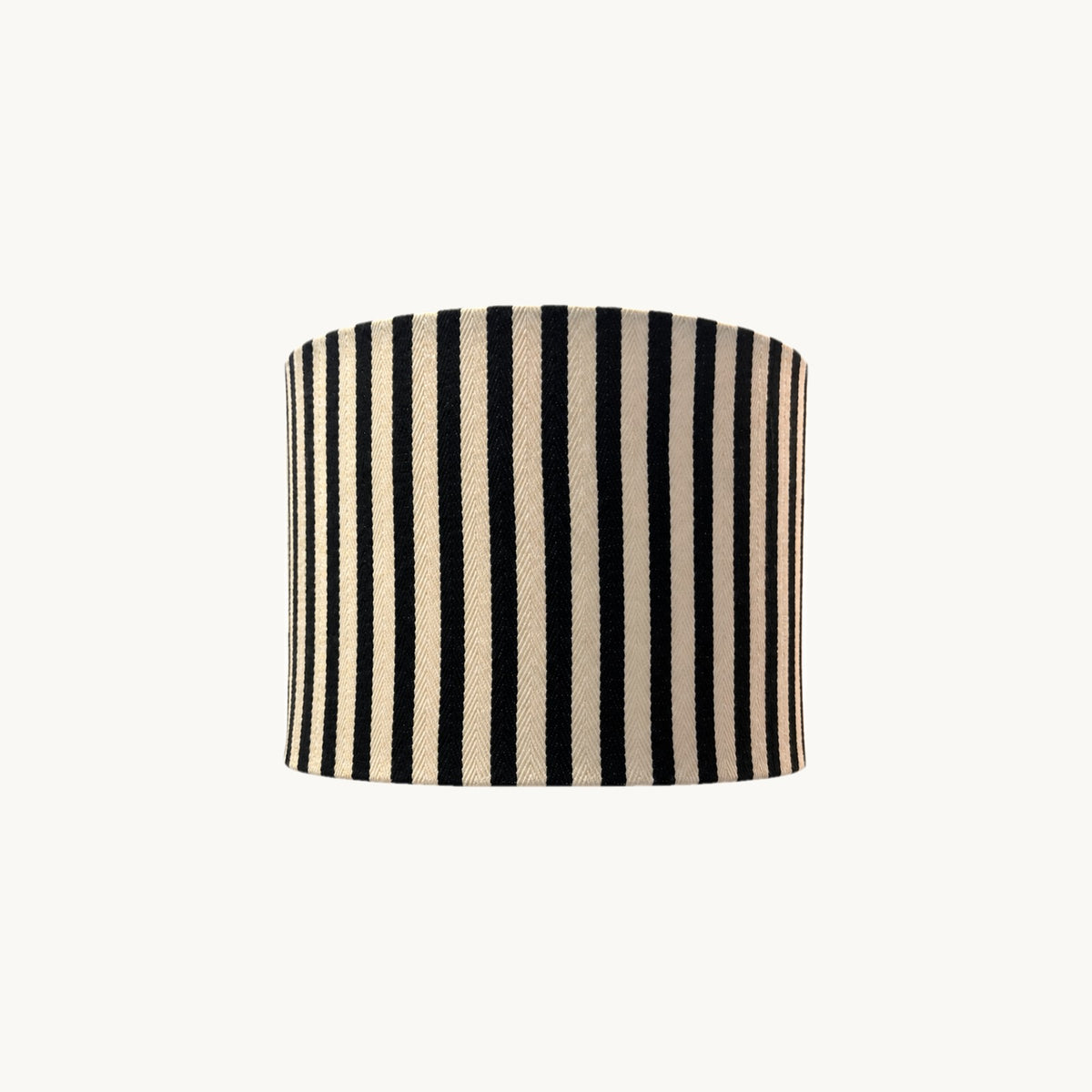 Monochrome Stripe Drum Lamp Shade