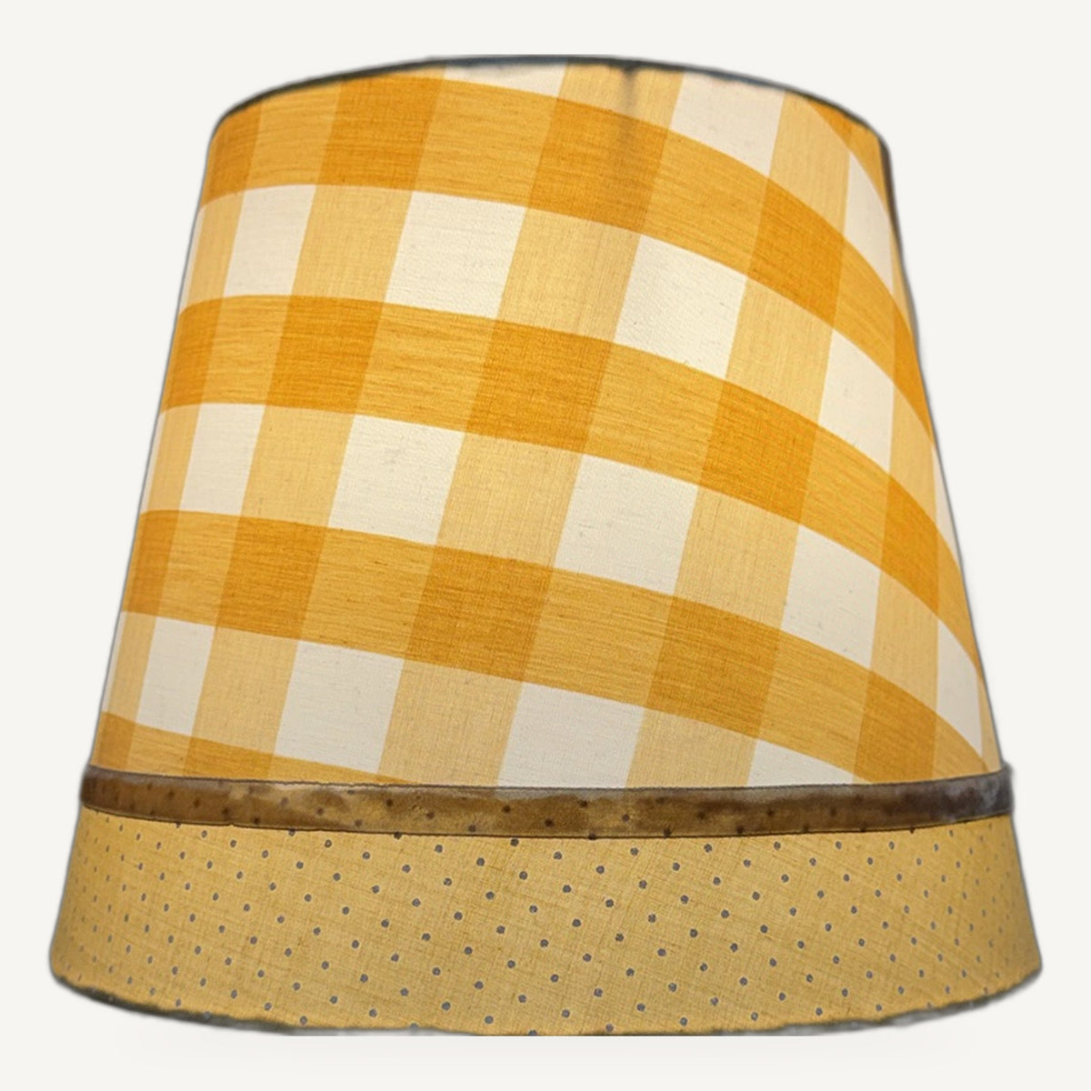 Haldi Gingham Empire Lamp Shade