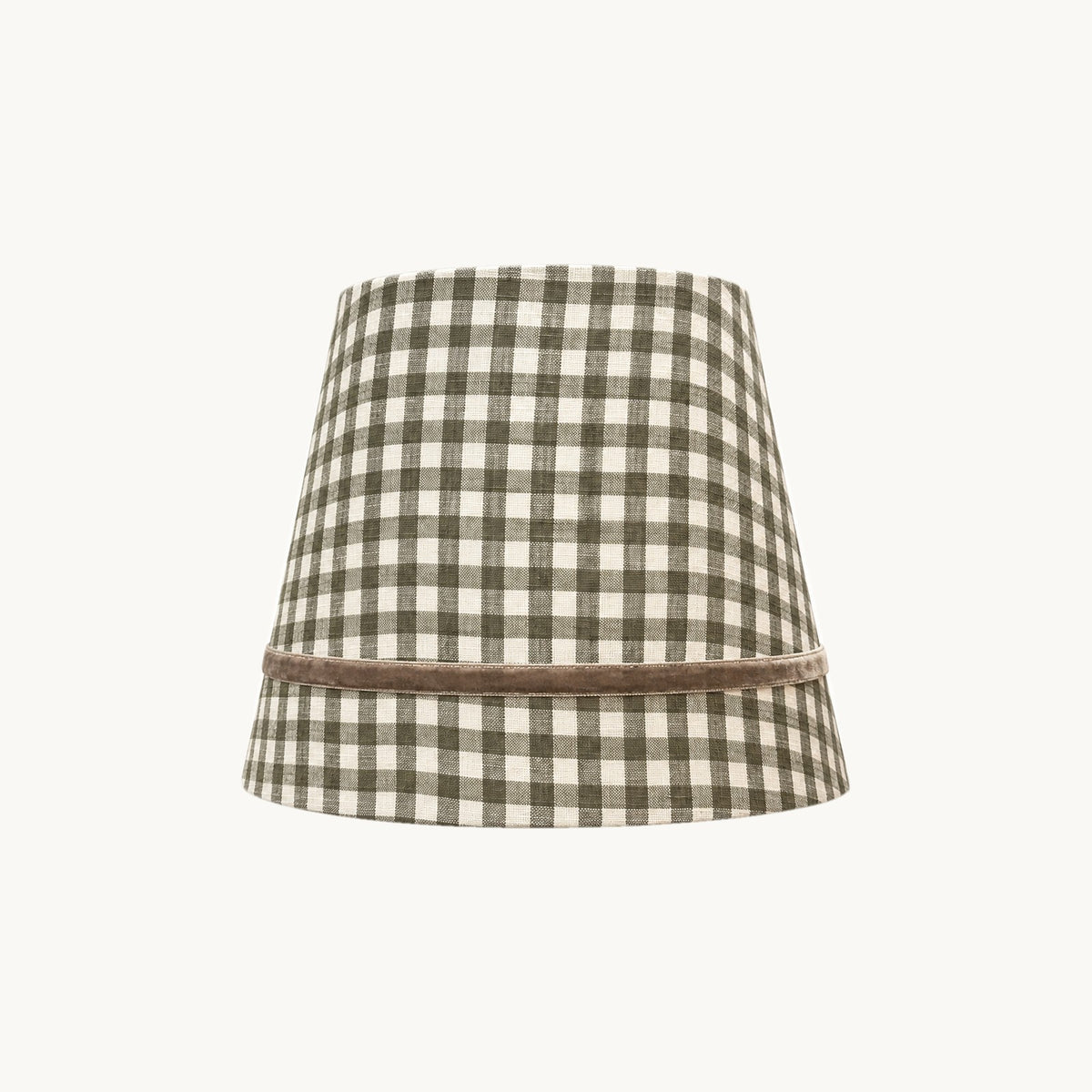 Sage Gingham Empire Lamp Shade