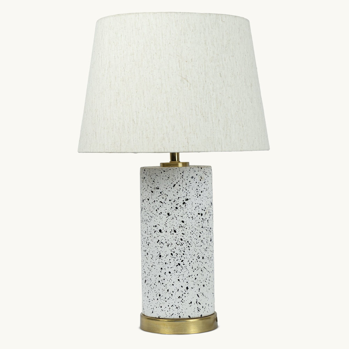 Terracotta White & Gold Table Lamp, view 2