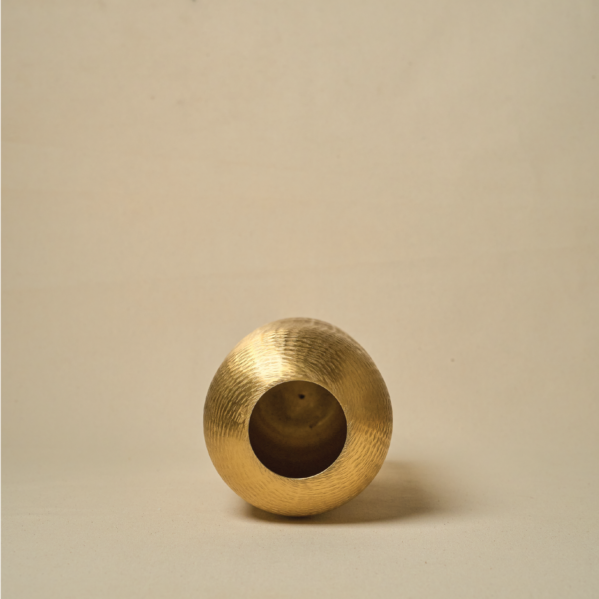 Gold Metal Vase