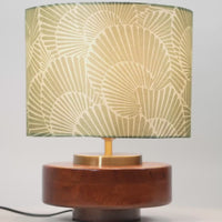 Lily Leaves Drum Lamp Shade — thumbnail