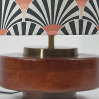 Orange Zebra Drum Lamp Shade — thumbnail