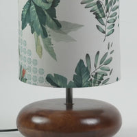 Green Tropical Drum Lamp Shade — thumbnail