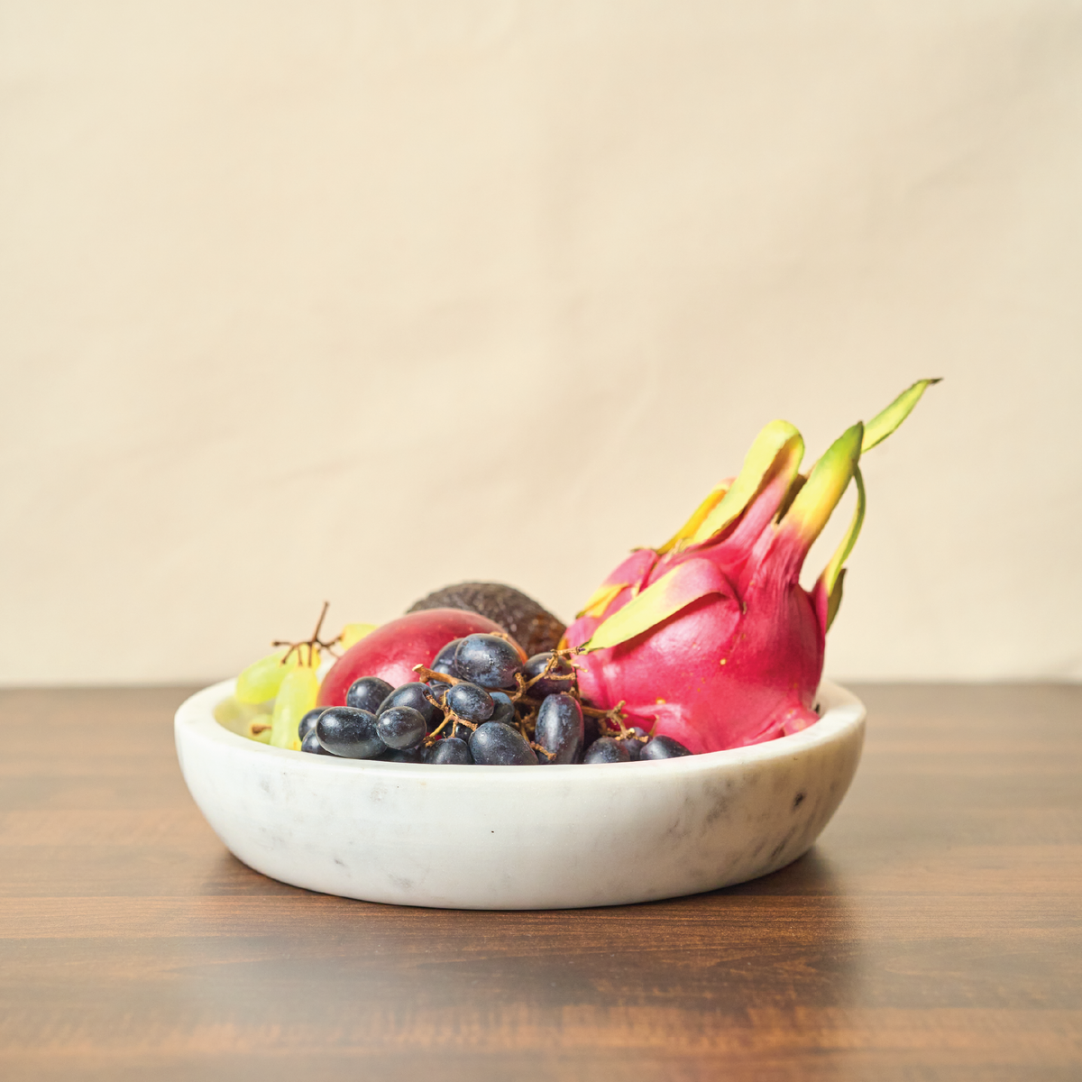Handcrafted Marble Fruit Bowl