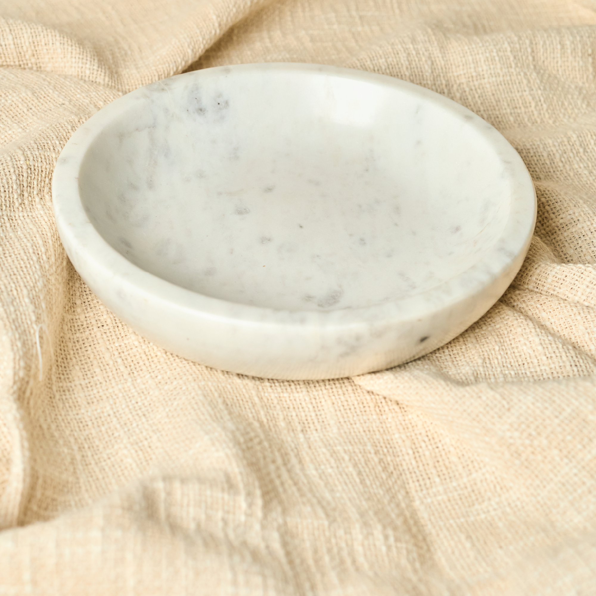 Handcrafted Marble Fruit Bowl